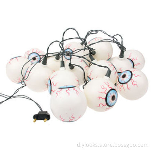 230cm Halloween Plastic 16-Eye Ball Style Multicolor String Lights